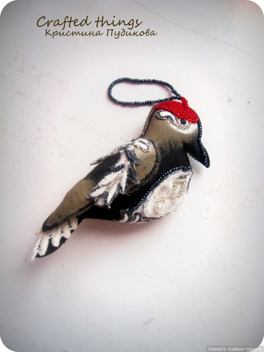Мои елочные птички — Текстильные игрушки и примитивы: кофейные (фото 5)