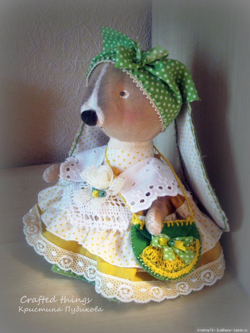 Зайка в одуванчиковой палитре (фото 4)