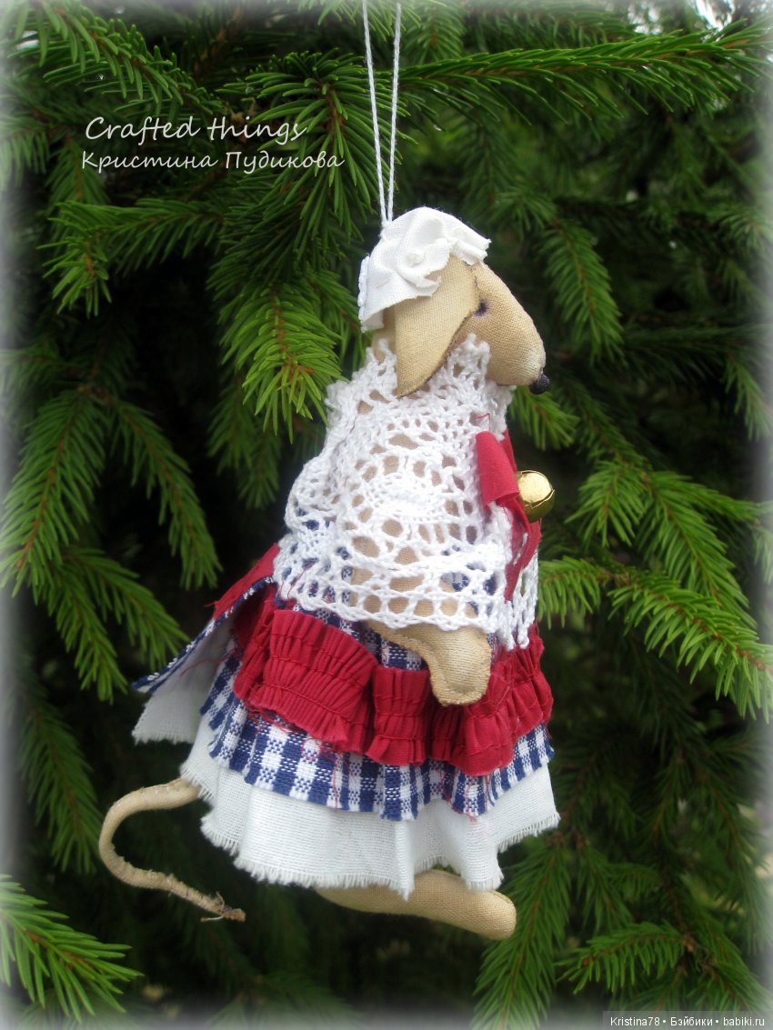 Тетушка Крысыльда — Текстильные игрушки и примитивы: кофейные (фото 4)