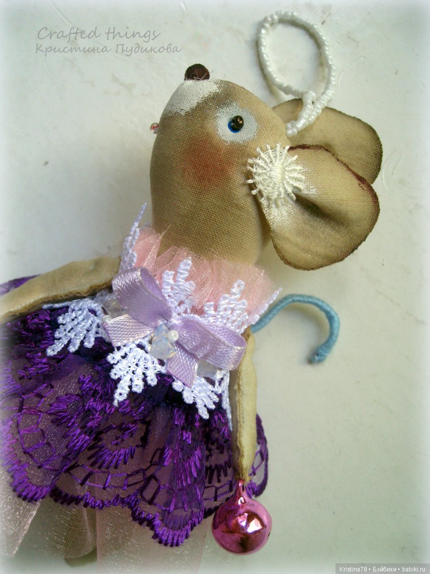 Мои елочные мышки — Текстильные игрушки и примитивы: кофейные (фото 10)