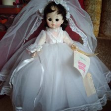 Винтажная невеста от Мадам Александер 1965 г.в.Снижение цены до 2500