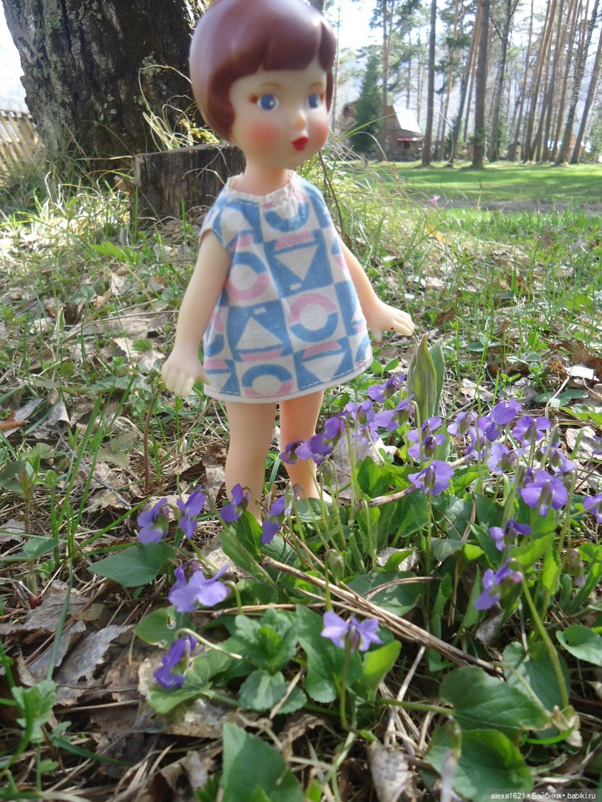И у нас уже весна — Советские винтажные куклы (СССР): Ленигрушка (фото 4)
