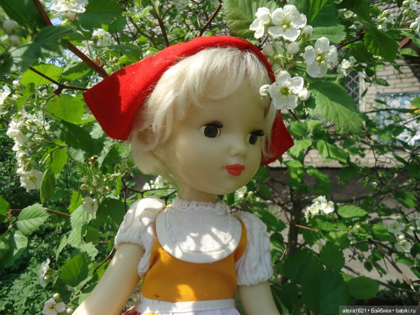Красная Шапочка. Верочка — Советские винтажные куклы (СССР): Ленигрушка (фото 5)