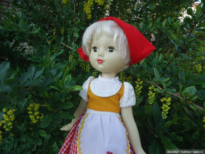 Красная Шапочка. Верочка — Советские винтажные куклы (СССР): Ленигрушка (фото 3)