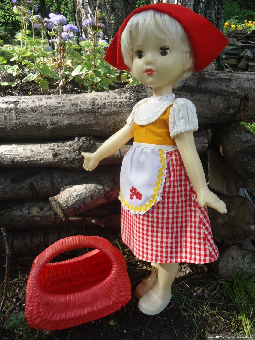 Красная Шапочка. Верочка — Советские винтажные куклы (СССР): Ленигрушка