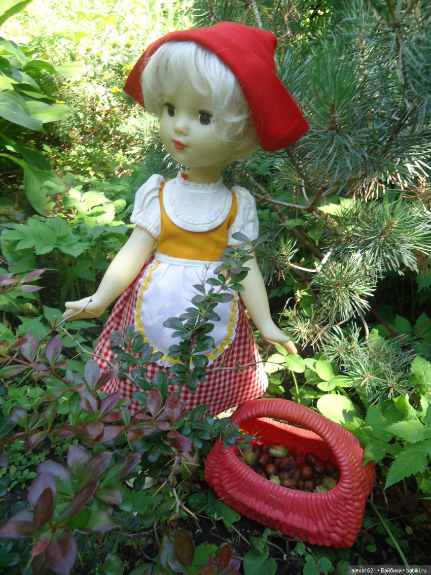 Красная Шапочка. Верочка — Советские винтажные куклы (СССР): Ленигрушка