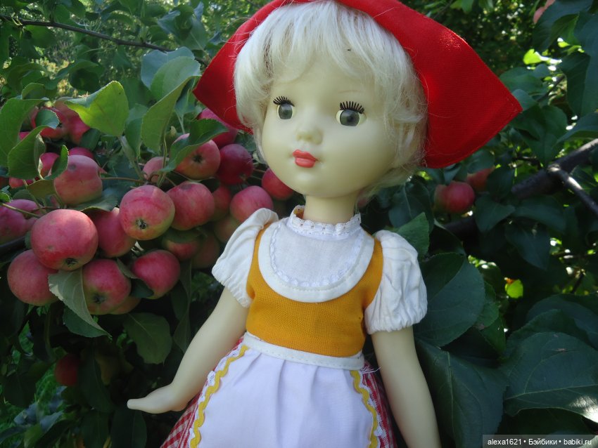Красная Шапочка. Верочка — Советские винтажные куклы (СССР): Ленигрушка