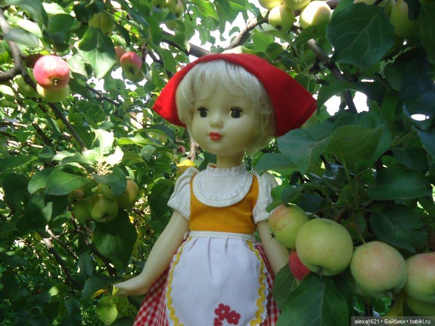 Красная Шапочка. Верочка — Советские винтажные куклы (СССР): Ленигрушка