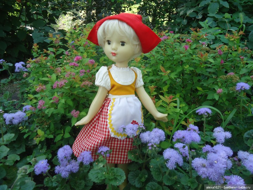 Красная Шапочка. Верочка — Советские винтажные куклы (СССР): Ленигрушка