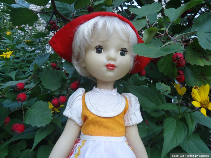 Красная Шапочка. Верочка — Советские винтажные куклы (СССР): Ленигрушка (фото 6)