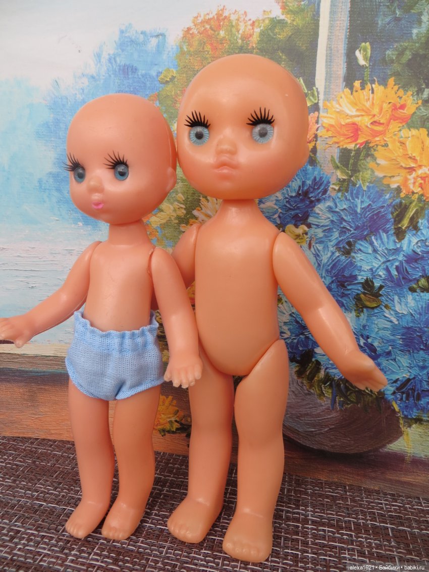 Леночка и Лёнечка — Советские винтажные куклы (СССР): Ленигрушка (фото 3)