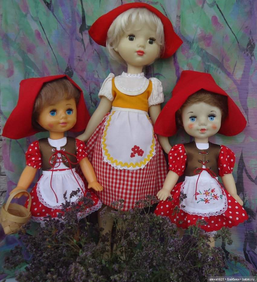 Красные Шапочки — Советские винтажные куклы (СССР): Ленигрушка