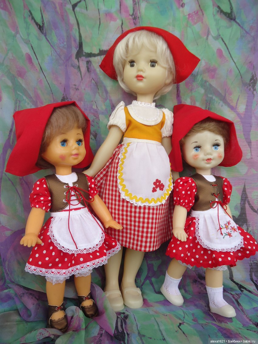 Красные Шапочки — Советские винтажные куклы (СССР): Ленигрушка