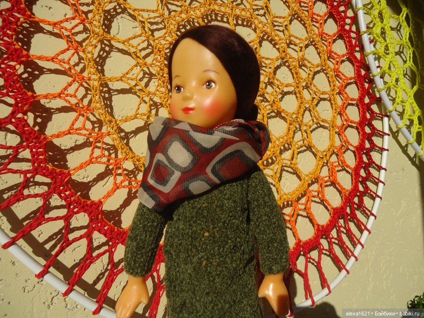 Девочка-осень. Галя — Советские винтажные куклы (СССР): Ленигрушка (фото 2)