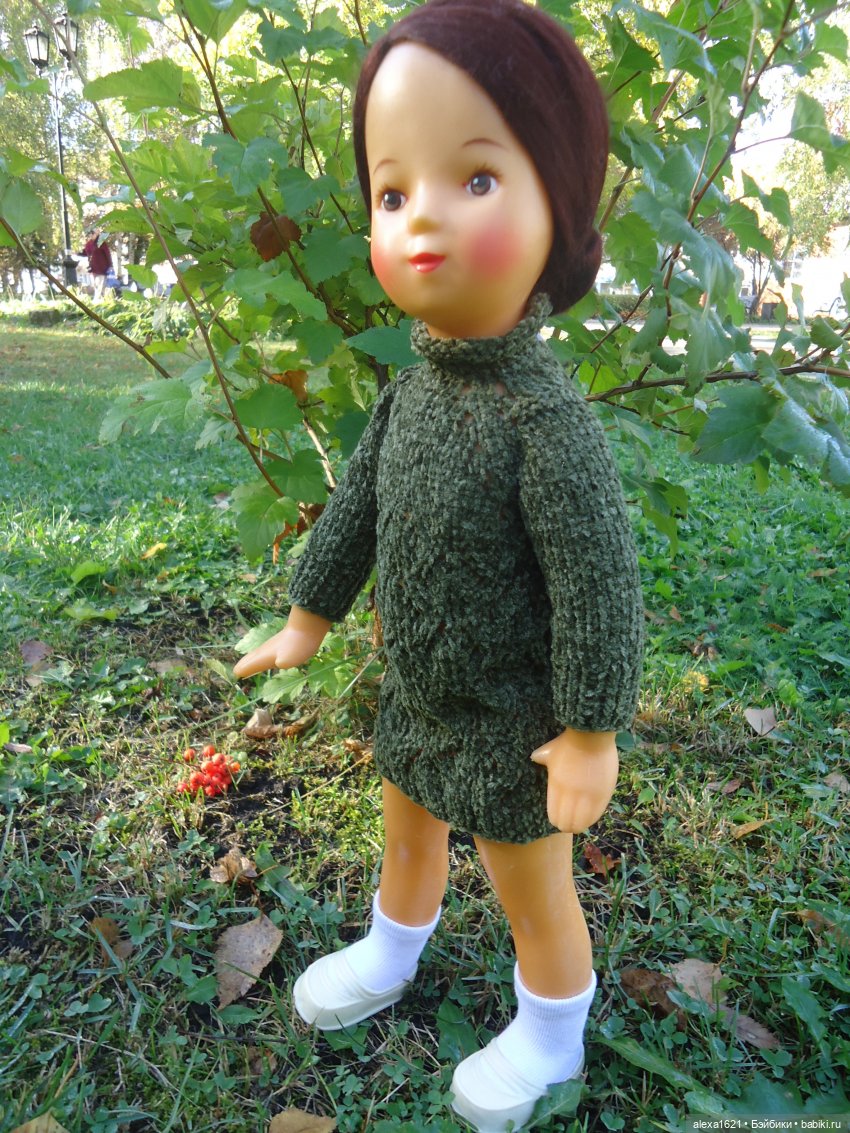 Девочка-осень. Галя — Советские винтажные куклы (СССР): Ленигрушка (фото 6)