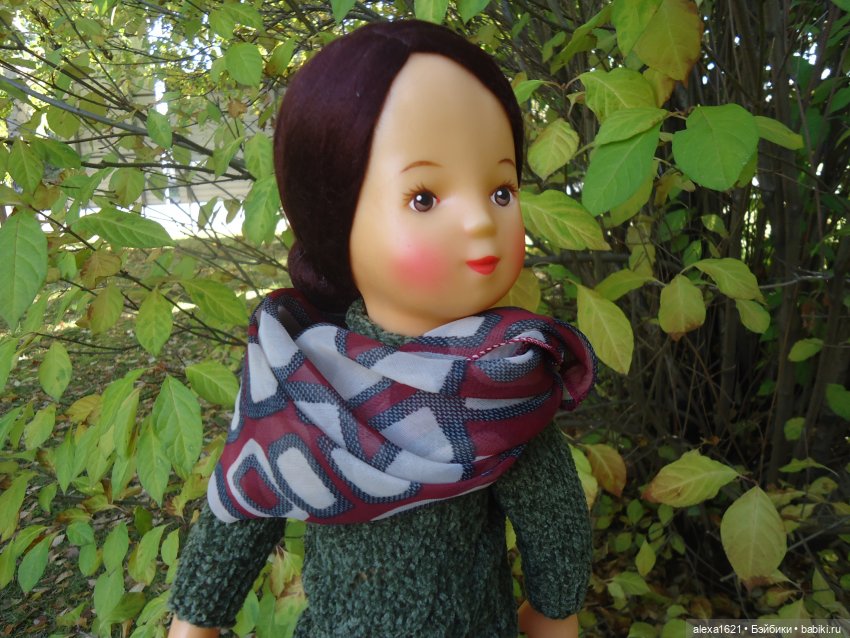 Девочка-осень. Галя — Советские винтажные куклы (СССР): Ленигрушка (фото 10)