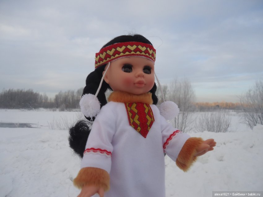 Эля северянка. Зима — Российские куклы Весна