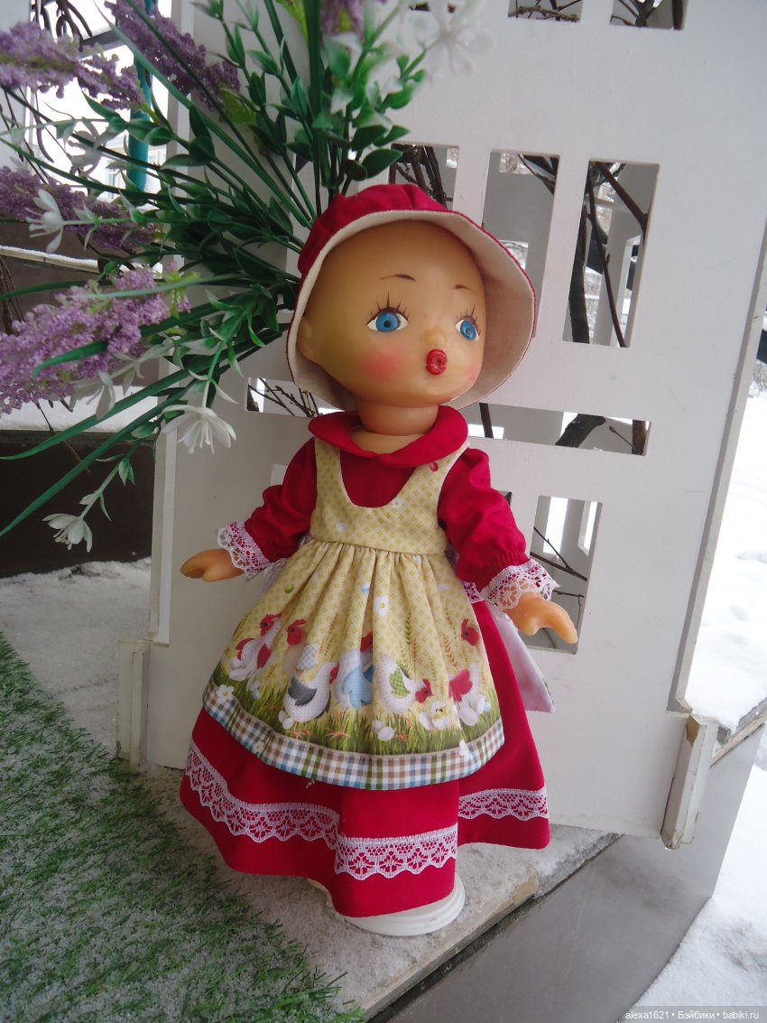 Грушенька Пасха Снег — Советские винтажные куклы (СССР): Ленигрушка (фото 2)