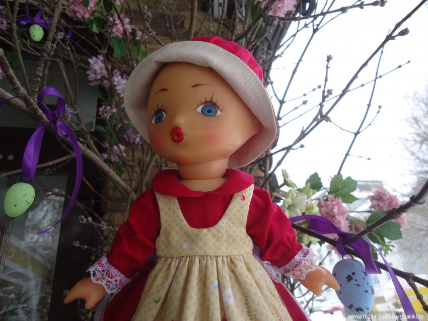 Грушенька Пасха Снег — Советские винтажные куклы (СССР): Ленигрушка (фото 3)