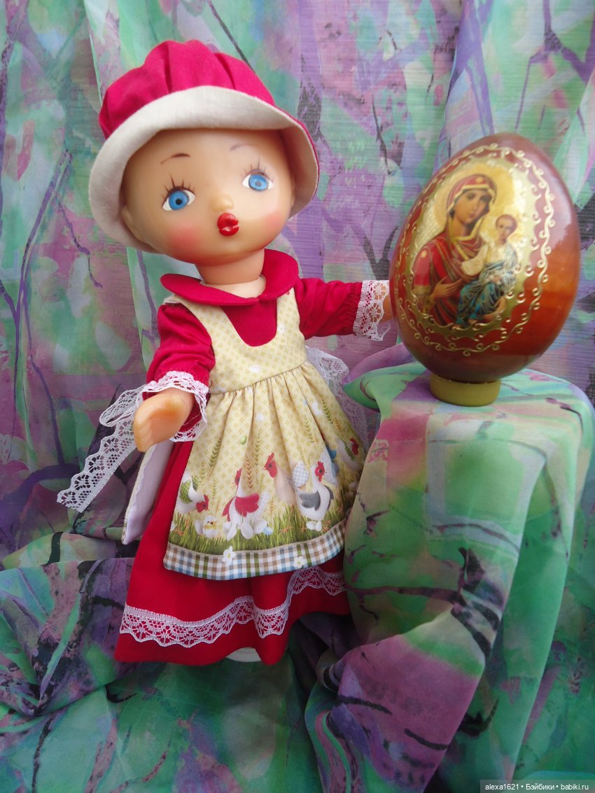 Грушенька Пасха Снег — Советские винтажные куклы (СССР): Ленигрушка
