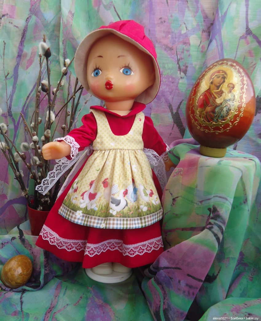 Грушенька Пасха Снег — Советские винтажные куклы (СССР): Ленигрушка