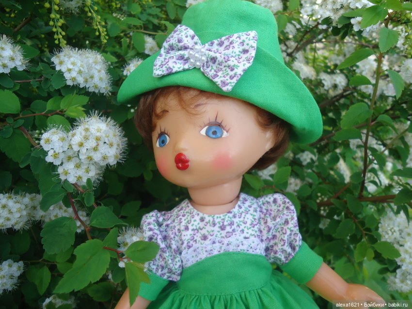 Грушенька наряжается — Советские винтажные куклы (СССР): Ленигрушка (фото 2)