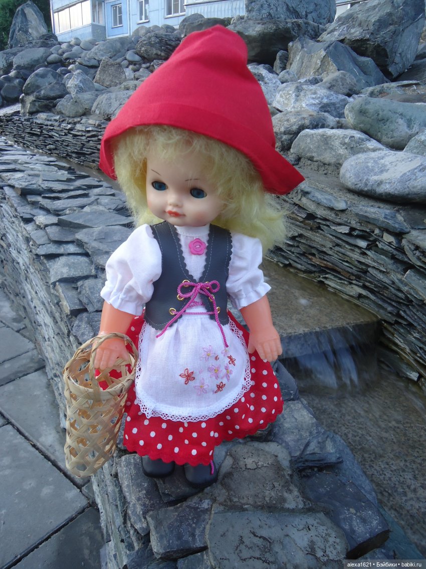 Красная Шапочка - Наташа — Советские винтажные куклы (СССР): Ленигрушка (фото 7)