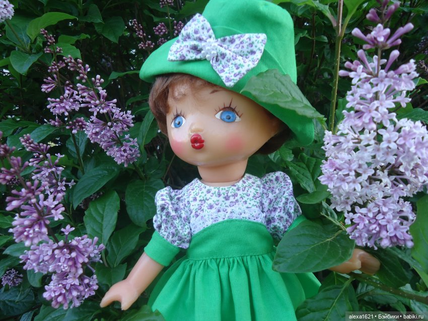 Грушенька наряжается — Советские винтажные куклы (СССР): Ленигрушка (фото 6)