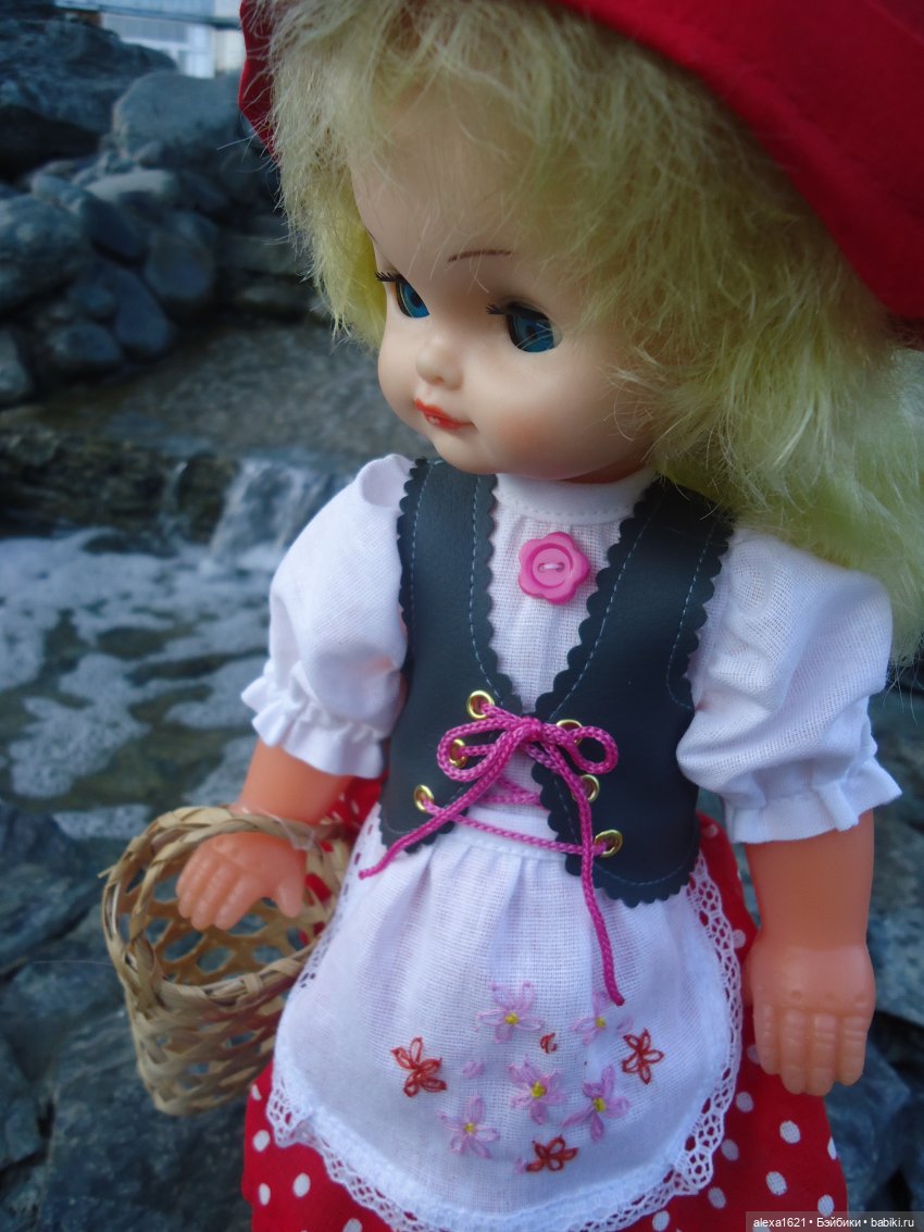 Красная Шапочка - Наташа — Советские винтажные куклы (СССР): Ленигрушка (фото 10)