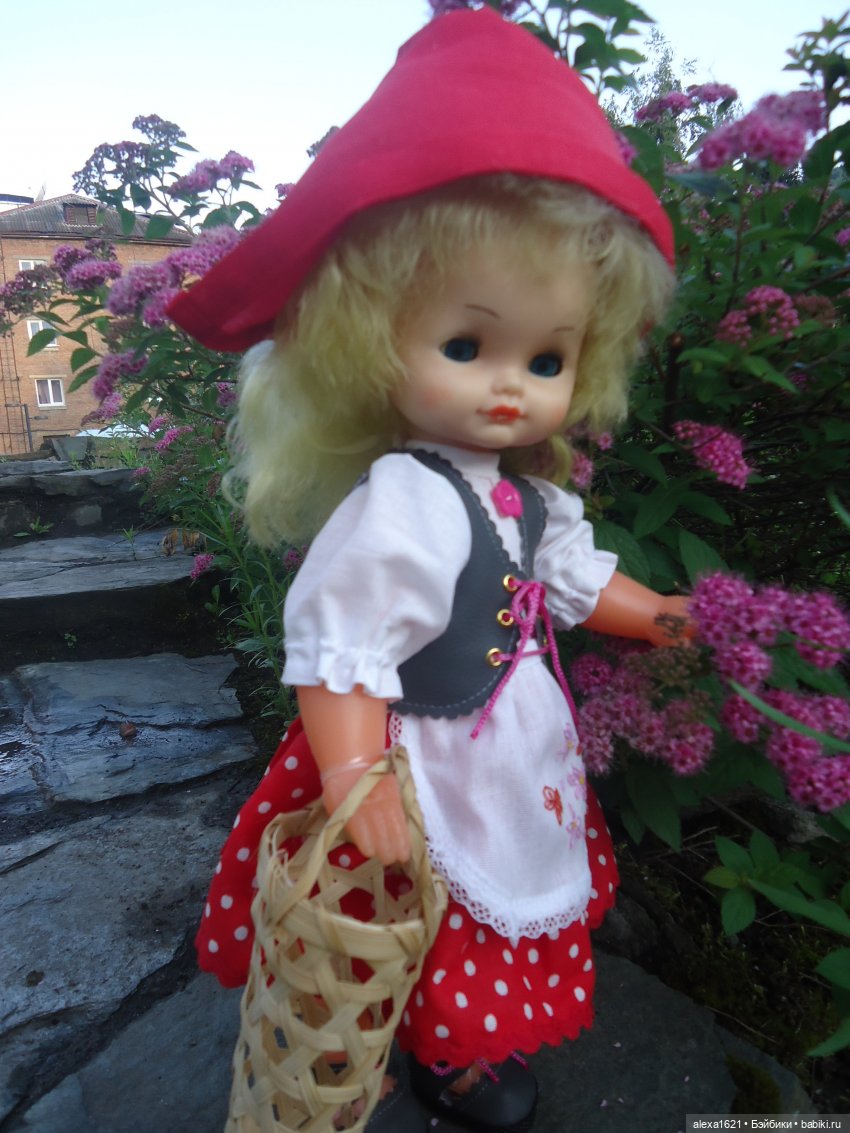 Красная Шапочка - Наташа — Советские винтажные куклы (СССР): Ленигрушка