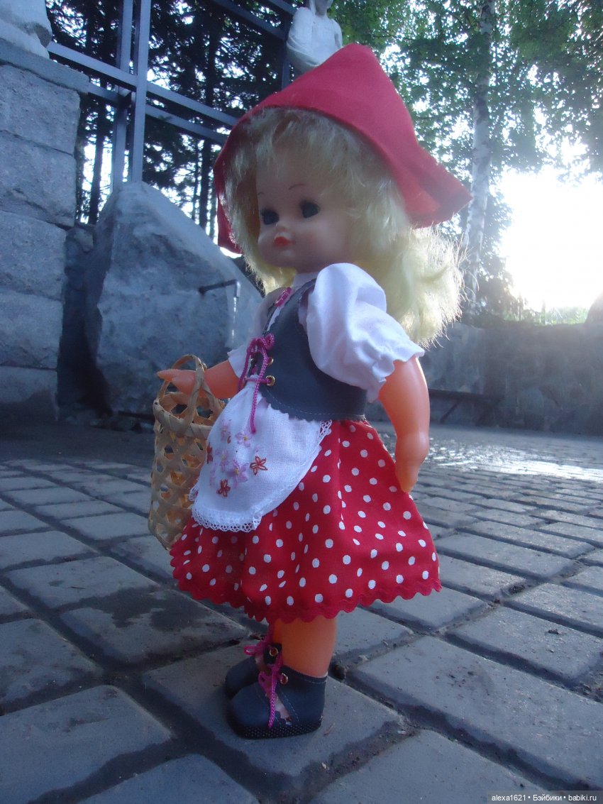 Красная Шапочка - Наташа — Советские винтажные куклы (СССР): Ленигрушка (фото 6)