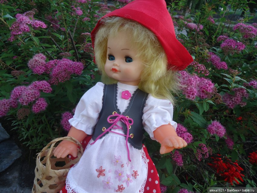 Красная Шапочка - Наташа — Советские винтажные куклы (СССР): Ленигрушка