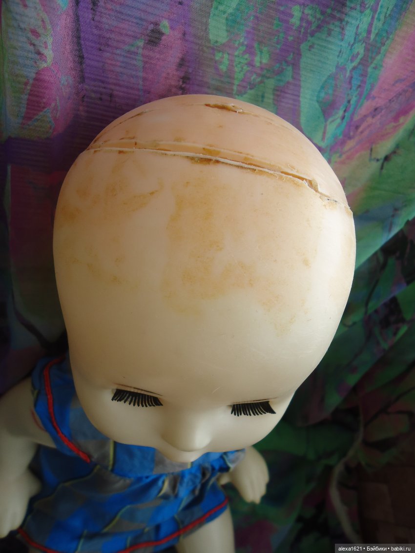 Звезда по имени Рая — Ремонт кукол СССР и ГДР (немок): чернота (фото 2)