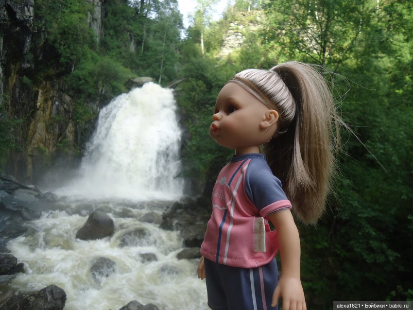 Моника Водопады Телецкого озера Горный Алтай