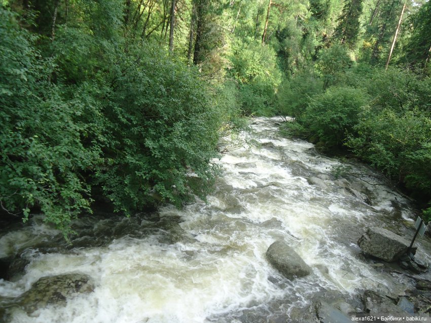 Моника Водопады Телецкого озера Горный Алтай