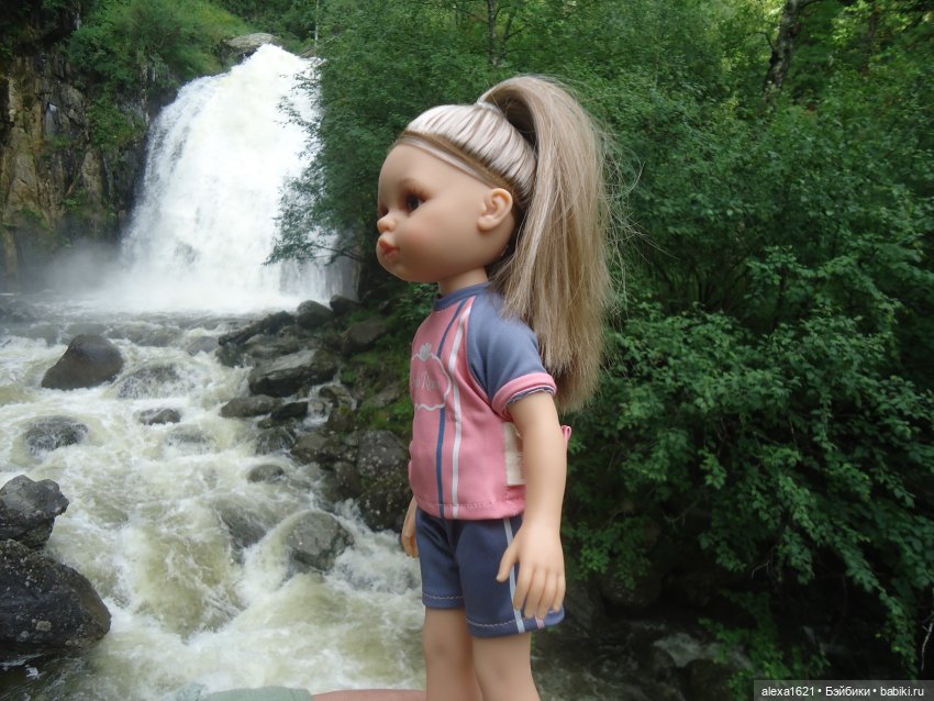 Моника Водопады Телецкого озера Горный Алтай