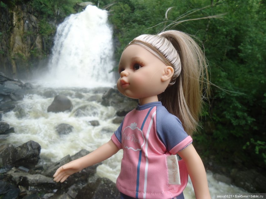 Моника Водопады Телецкого озера Горный Алтай