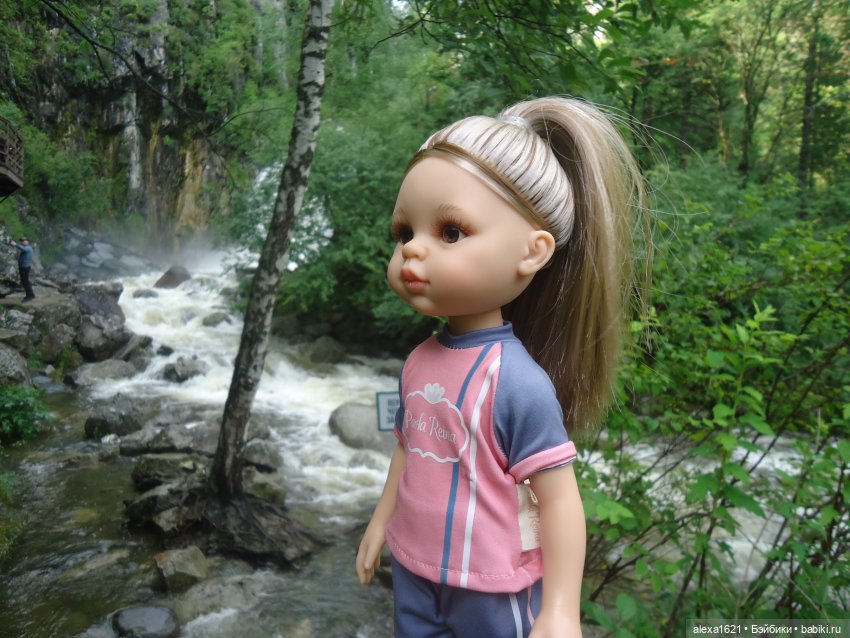 Моника Водопады Телецкого озера Горный Алтай