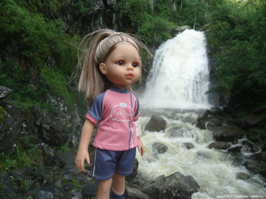 Моника Водопады Телецкого озера Горный Алтай