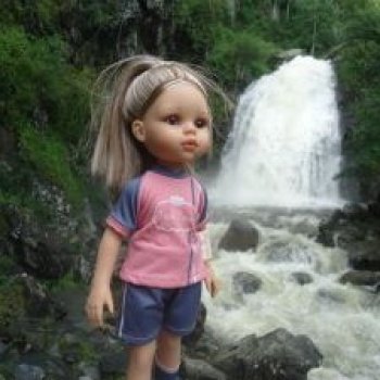 Моника Водопады Телецкого озера Горный Алтай