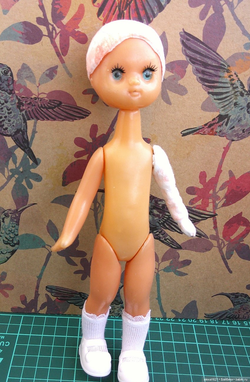 Машенька, преображаемся — Ремонт кукол СССР и ГДР (немок): чернота (фото 8)