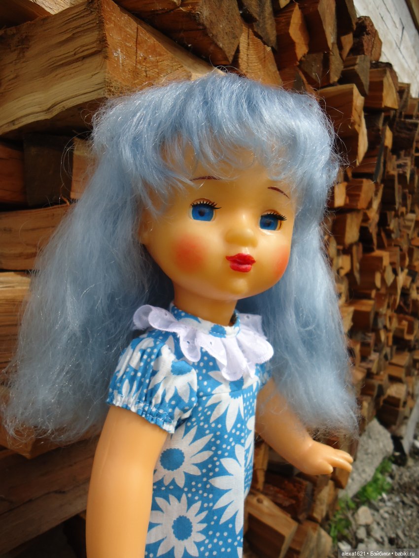 Мальвинка Оля.Пионы — Советские винтажные куклы (СССР): Ленигрушка (фото 8)