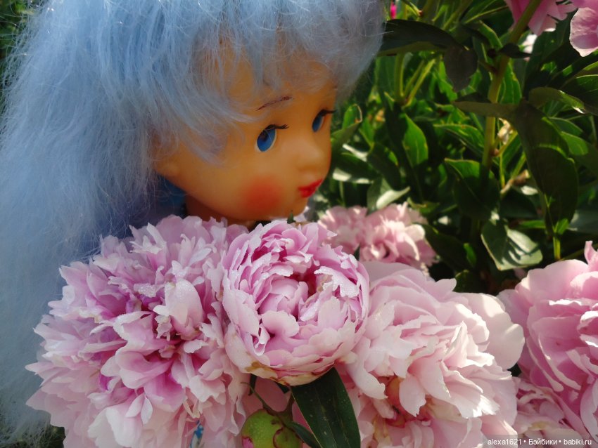 Мальвинка Оля.Пионы — Советские винтажные куклы (СССР): Ленигрушка (фото 4)