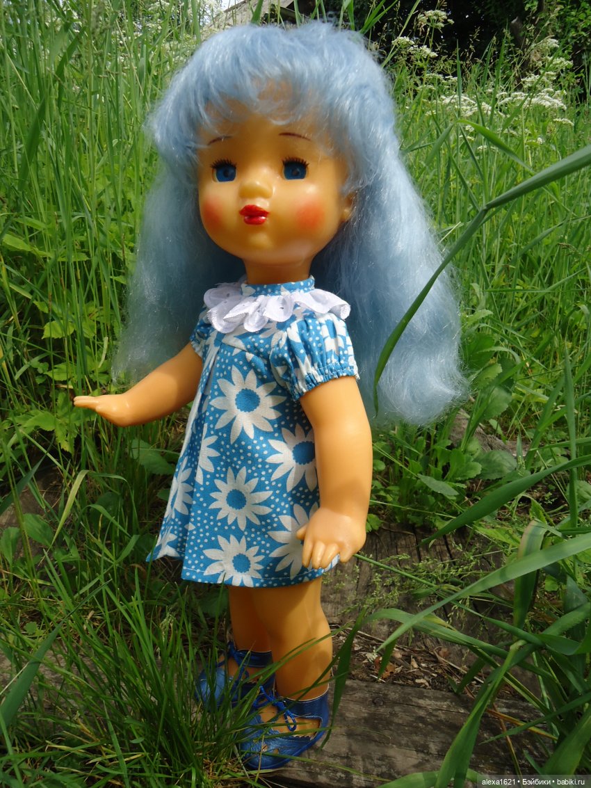 Мальвинка Оля.Пионы — Советские винтажные куклы (СССР): Ленигрушка (фото 10)
