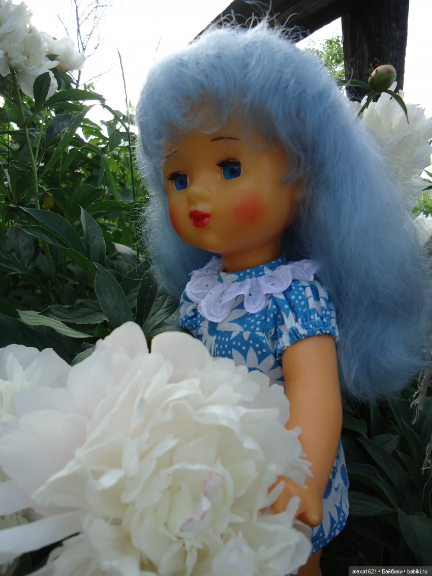 Мальвинка Оля.Пионы — Советские винтажные куклы (СССР): Ленигрушка
