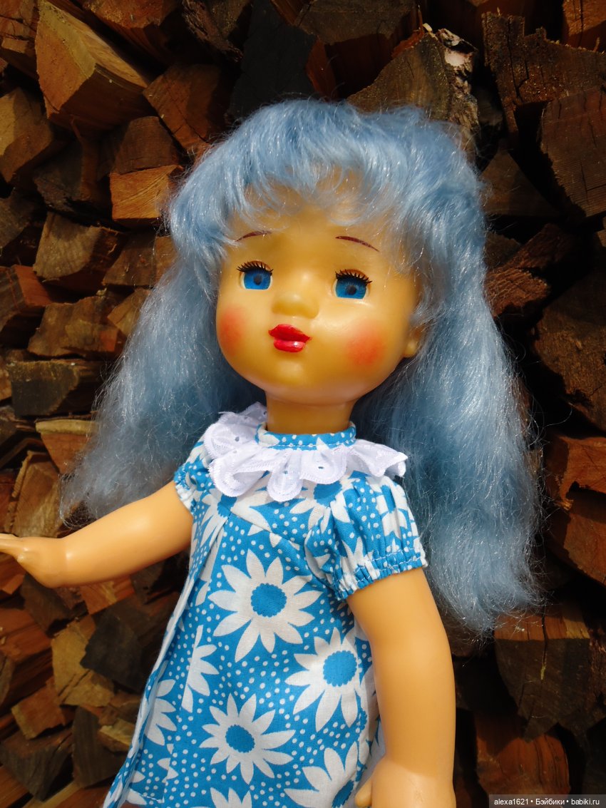 Мальвинка Оля.Пионы — Советские винтажные куклы (СССР): Ленигрушка (фото 9)