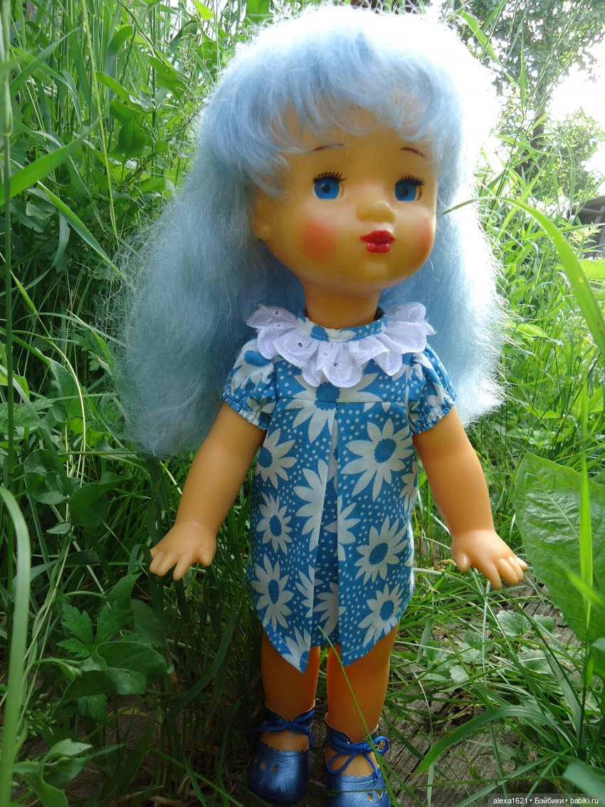 Мальвинка Оля.Пионы — Советские винтажные куклы (СССР): Ленигрушка (фото 6)
