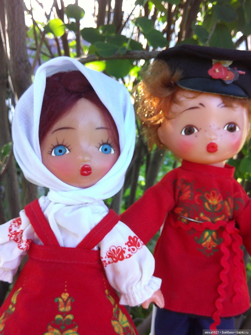Сладкая парочка — Советские винтажные куклы (СССР): Ленигрушка