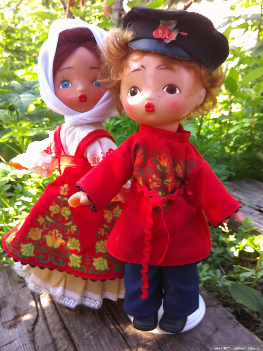 Сладкая парочка — Советские винтажные куклы (СССР): Ленигрушка