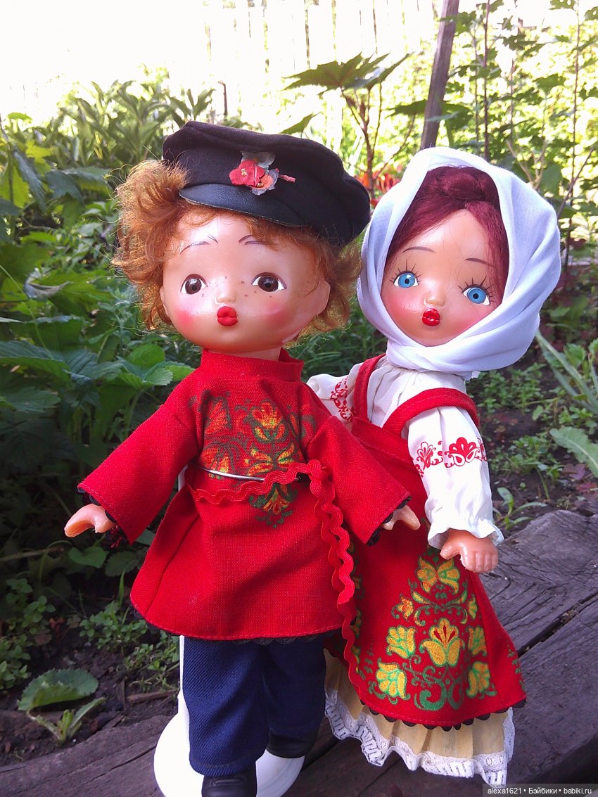 Сладкая парочка — Советские винтажные куклы (СССР): Ленигрушка